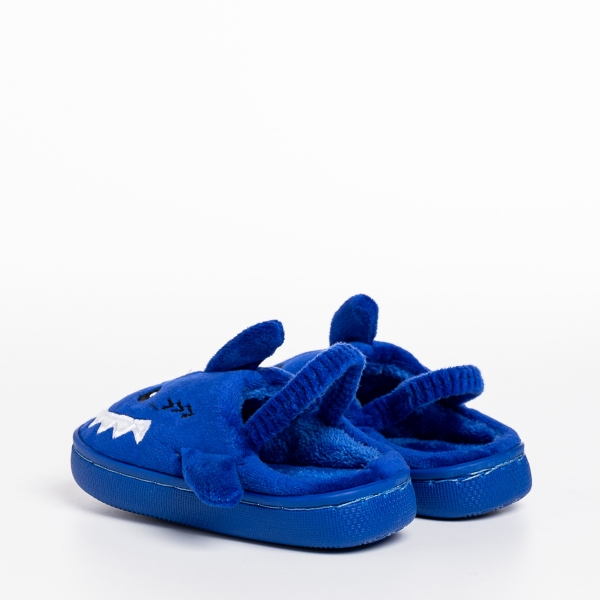 Papuci copii albastri din material textil Vanden, 4 - Kalapod.net