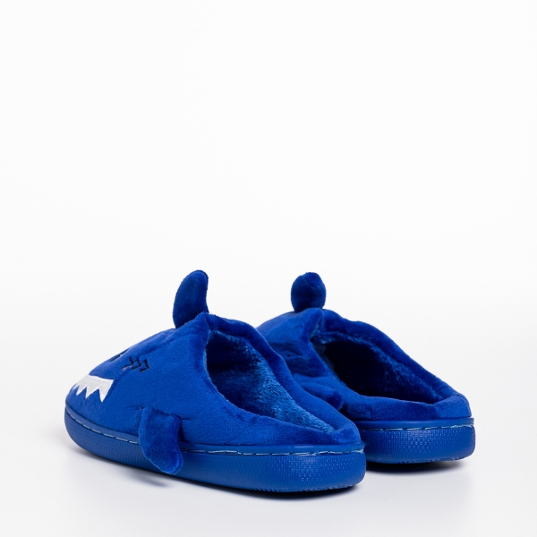 Papuci copii albastri din material textil Vanden, 4 - Kalapod.net