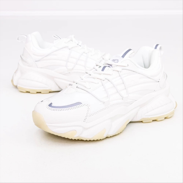 Pantofi sport barbati albi din piele ecologica si material textil Andreum - Kalapod.net