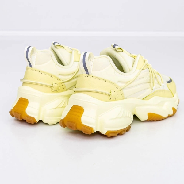 Pantofi sport barbati galbeni din piele ecologica si material textil Andreum, 3 - Kalapod.net