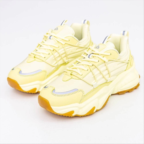 Pantofi sport barbati galbeni din piele ecologica si material textil Andreum, 2 - Kalapod.net