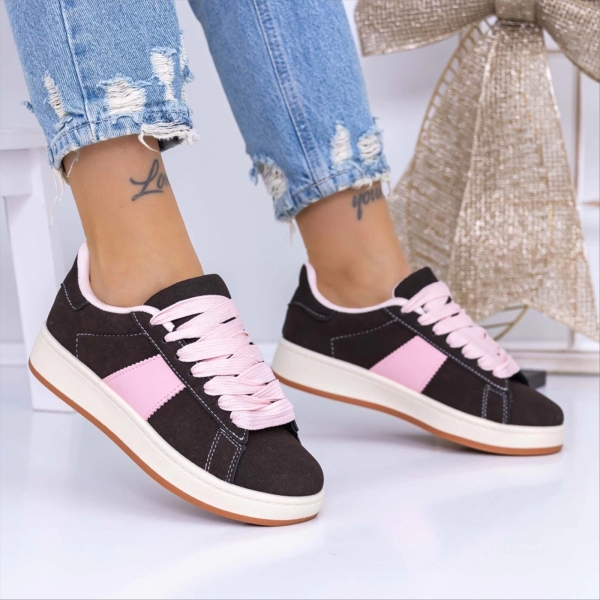 Pantofi sport dama maro din material textil Fauna - Kalapod.net