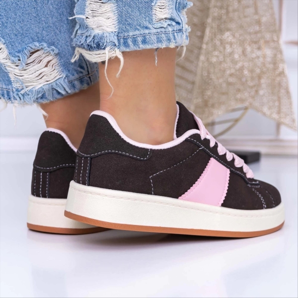 Pantofi sport dama maro din material textil Fauna, 3 - Kalapod.net