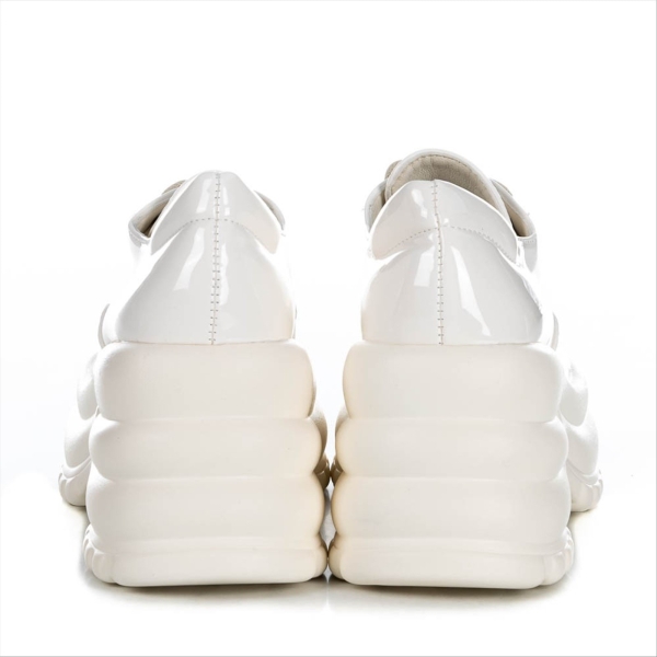 Pantofi casual dama bej din piele ecologica Syeira, 5 - Kalapod.net