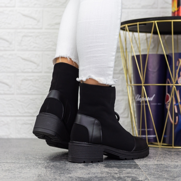 Ghete dama negre din piele ecologica Itzyana, 5 - Kalapod.net