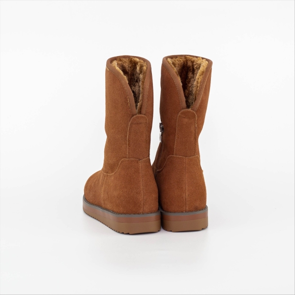 Ghete dama camel din piele naturala Kesia, 4 - Kalapod.net