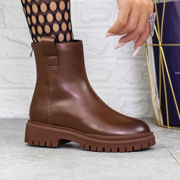 Ghete dama maro din piele ecologica Mihaera, 3 - Kalapod.net