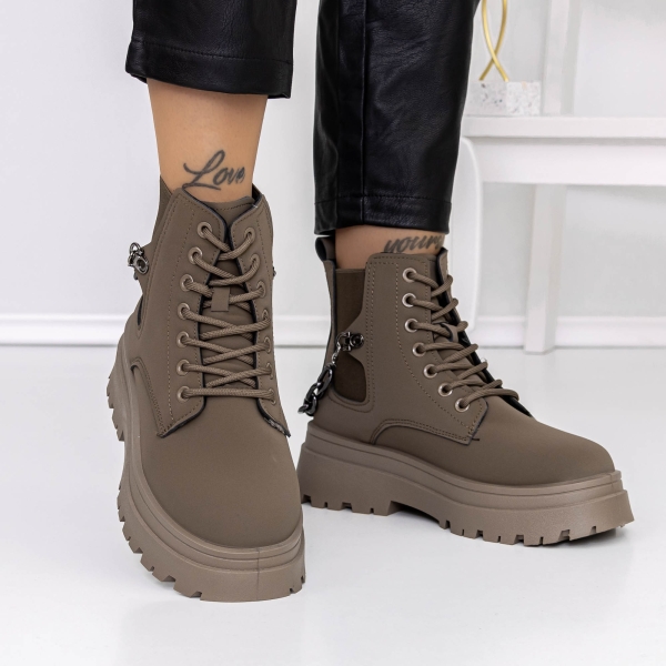 Ghete dama verzi  din material sintetic Oranla, 3 - Kalapod.net