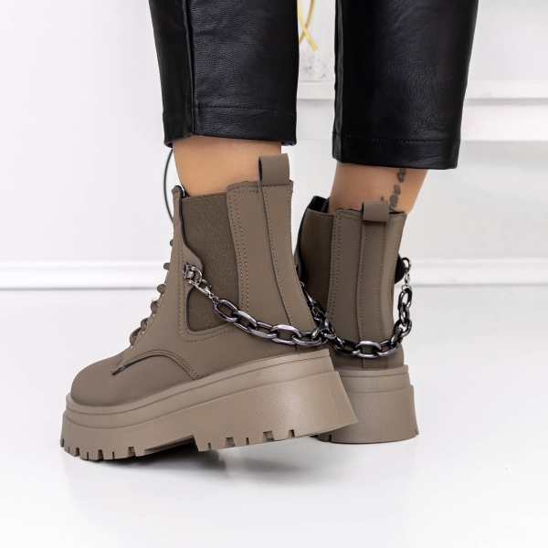 Ghete dama verzi  din material sintetic Oranla, 4 - Kalapod.net