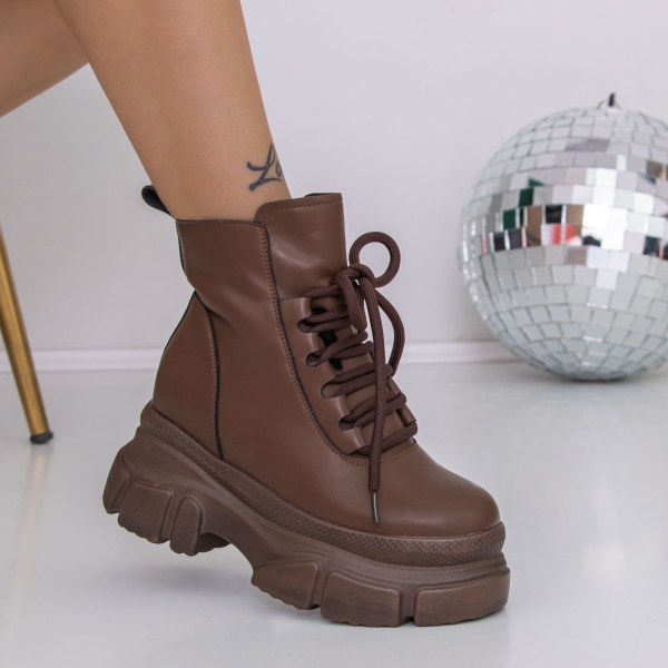 Ghete dama maro din piele ecologica Daksha, 3 - Kalapod.net