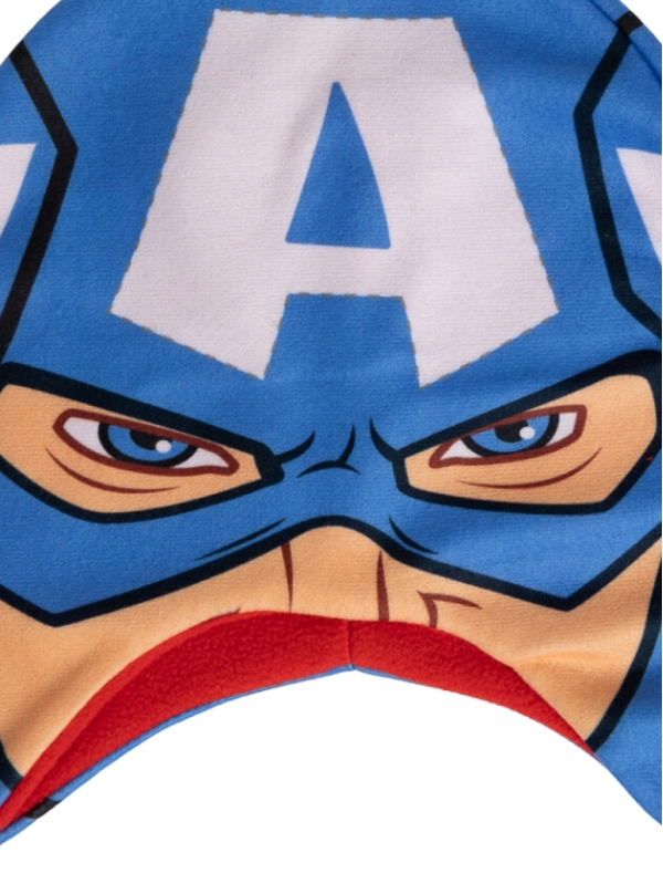 Caciula baieti Captain America Mask albastra, 2 - Kalapod.net