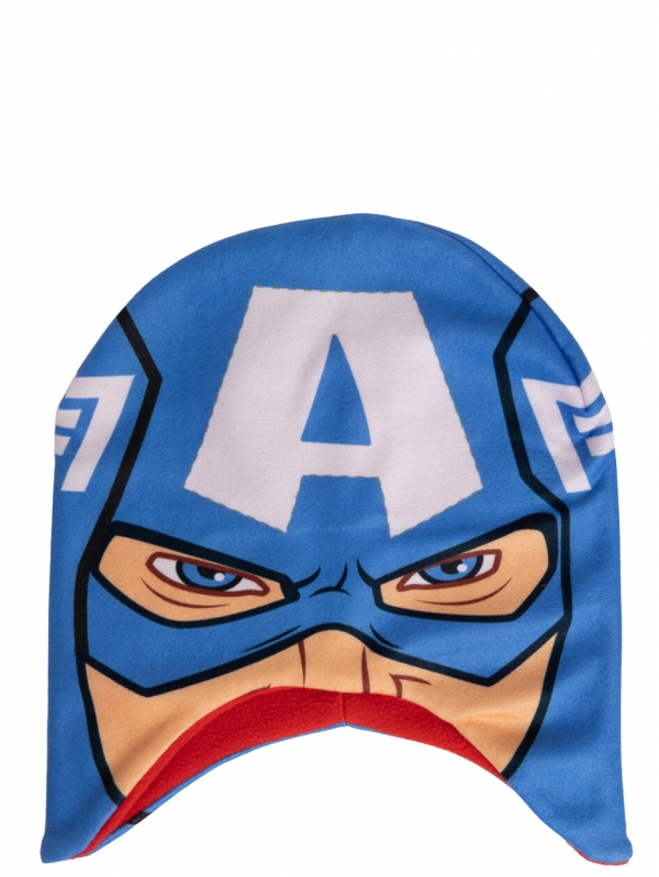 Caciula baieti Captain America Mask albastra - Kalapod.net