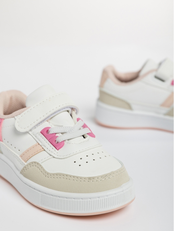 Pantofi sport copii roz din piele ecologica Camia, 4 - Kalapod.net