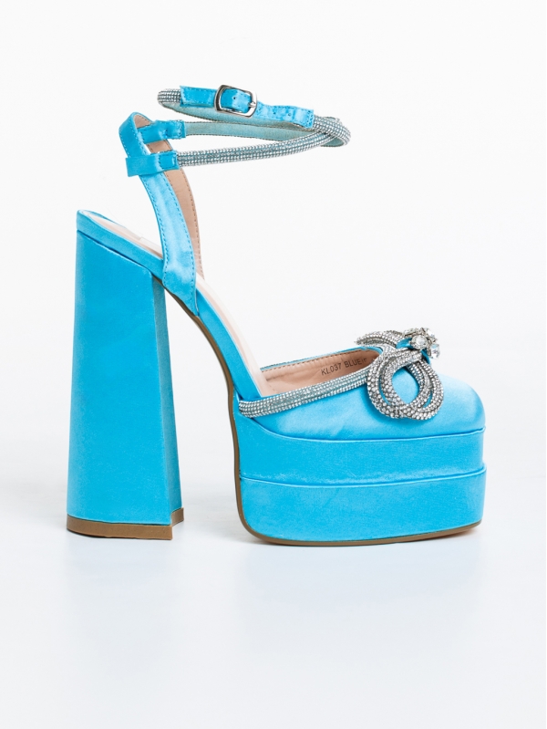 Pantofi dama albastri din material textil Oneda, 5 - Kalapod.net