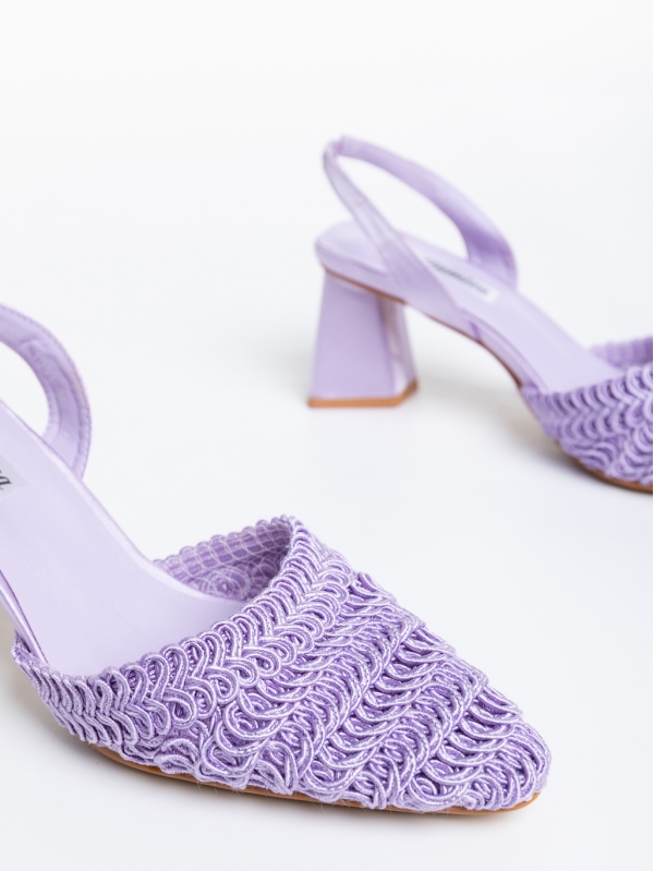 Pantofi dama negri din material textil Teola, 6 - Kalapod.net