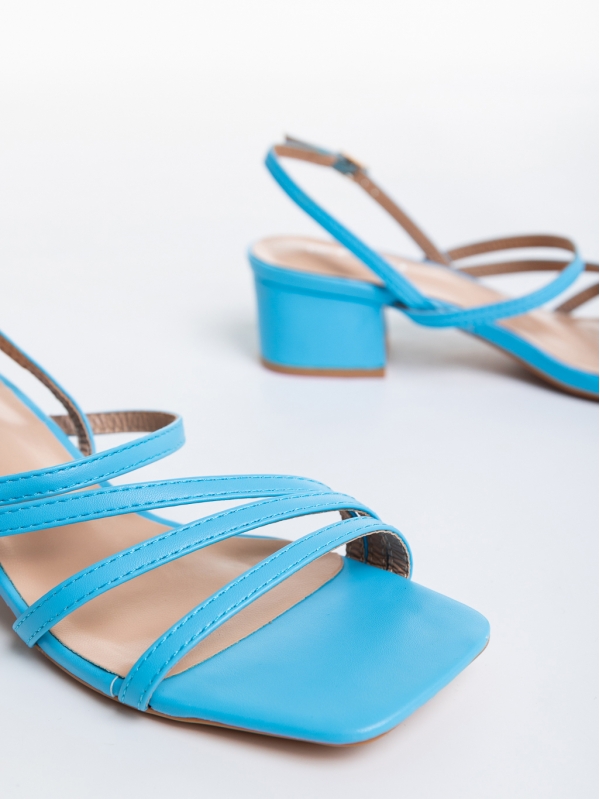 Sandale dama albastre din piele ecologica Seleta, 6 - Kalapod.net