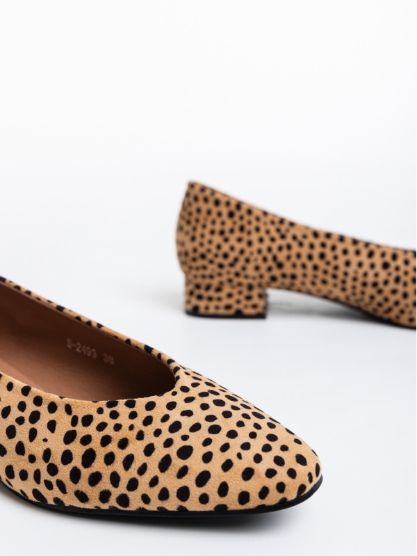 Pantofi dama leopard cu toc din piele ecologica Parvina, 6 - Kalapod.net