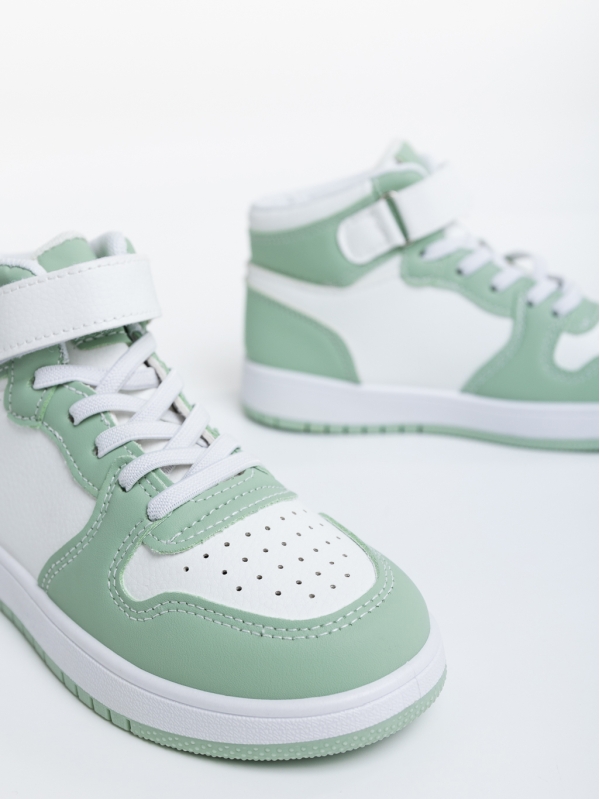 Pantofi sport copii verzi din piele ecologica Yoda, 4 - Kalapod.net