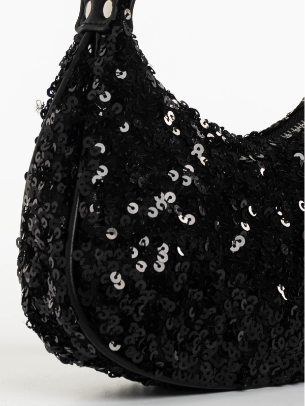 Geanta dama neagra din material textil Ayah, 4 - Kalapod.net