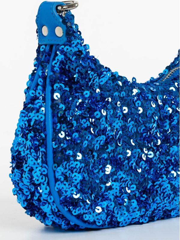 Geanta dama albastra inchis din material textil Ayah, 4 - Kalapod.net