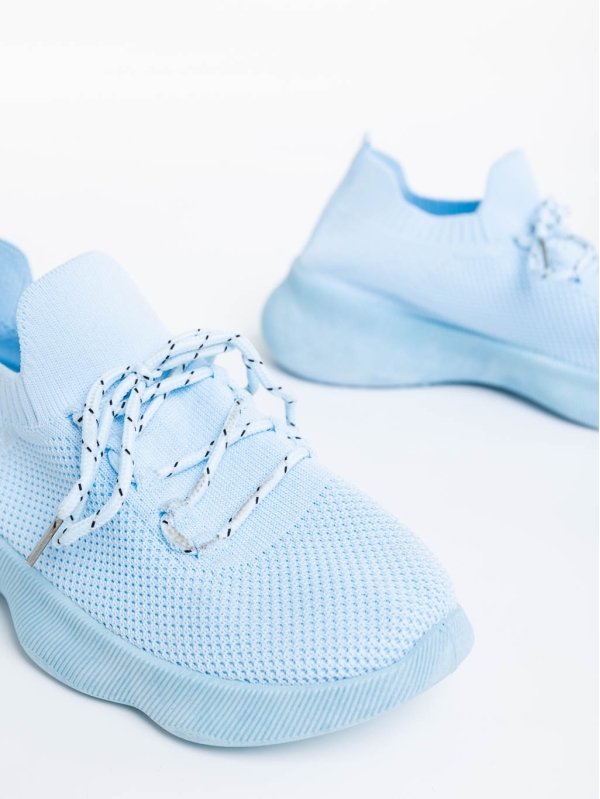 Pantofi sport dama albastri din material textil Ramila, 6 - Kalapod.net