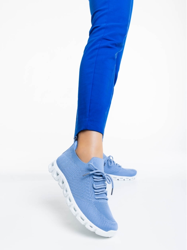 Pantofi sport dama albastri din material textil Romeesa, 2 - Kalapod.net