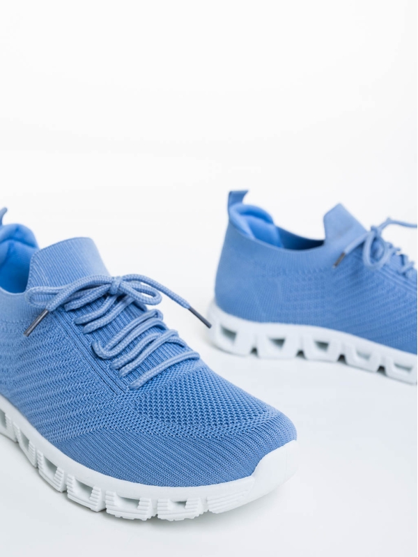 Pantofi sport dama albastri din material textil Romeesa, 6 - Kalapod.net