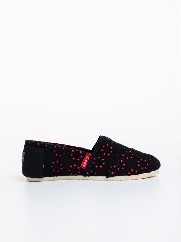 Espadrile copii negre din material textil Chloe, 3 - Kalapod.net