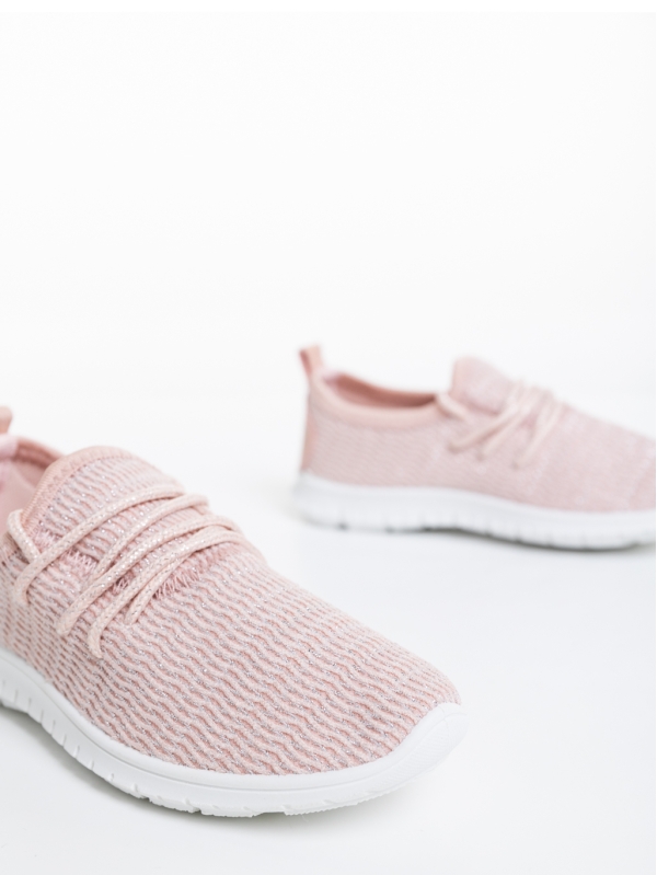 Pantofi sport copii roz din material textil Winda, 4 - Kalapod.net