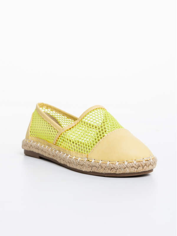 Espadrile copii verde din piele ecologica si material textil Guapissima, 2 - Kalapod.net