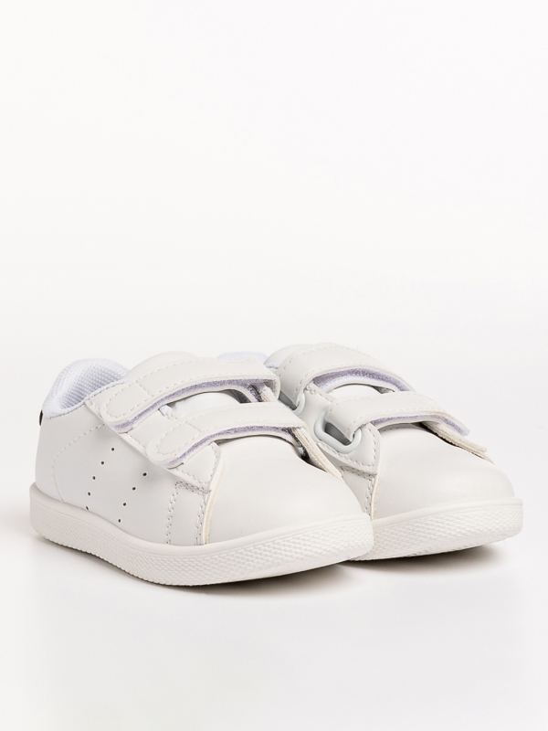 Pantofi sport copii albi cu navy din piele ecologica Barney, 3 - Kalapod.net