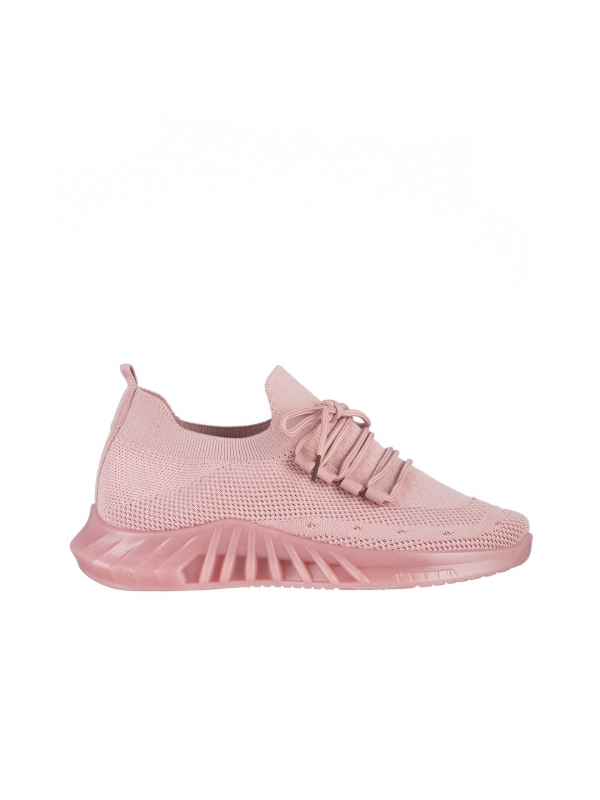 Pantofi sport dama roz din material textil Nevenca, 6 - Kalapod.net