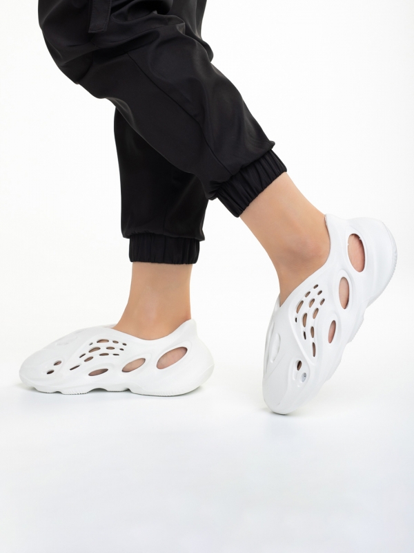 Pantofi sport dama albi din poliuretan Grania, 3 - Kalapod.net