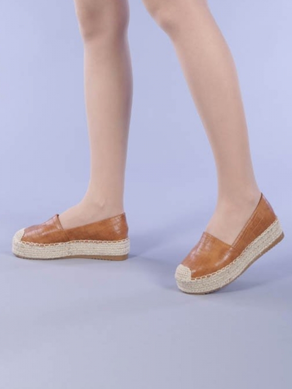 Espadrile dama Millie camel, 3 - Kalapod.net