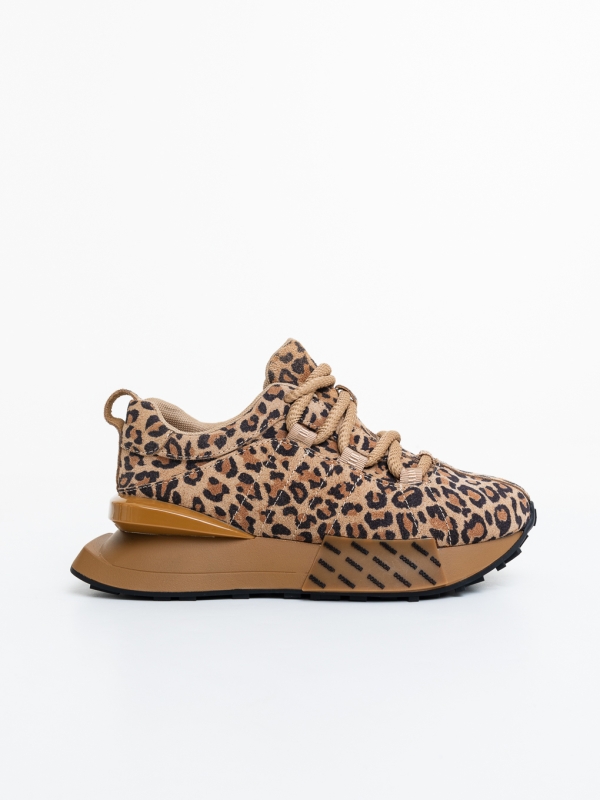 Pantofi sport dama leopard din piele naturala Senvara, 5 - Kalapod.net