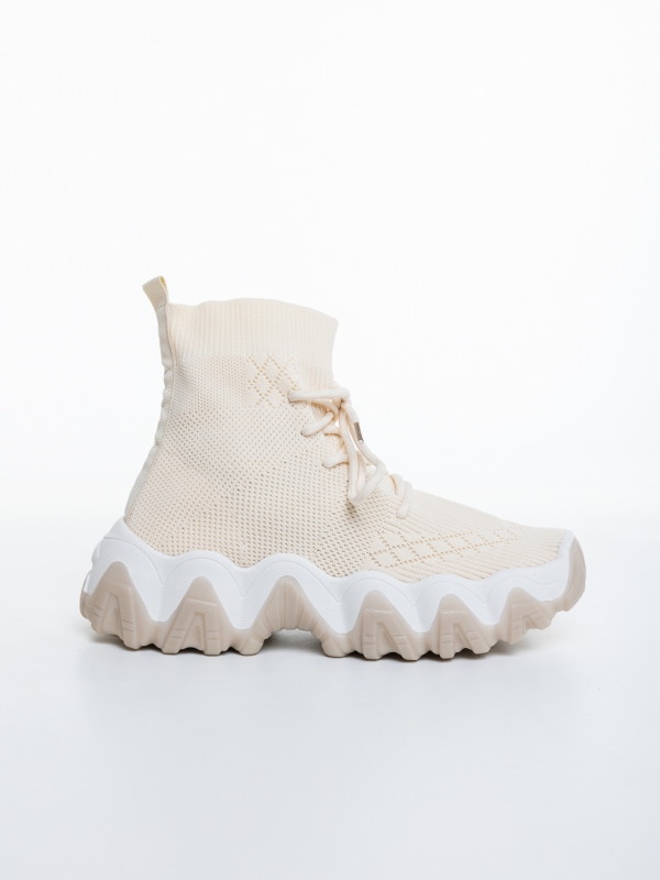 Pantofi sport dama Sorra bej, 7 - Kalapod.net