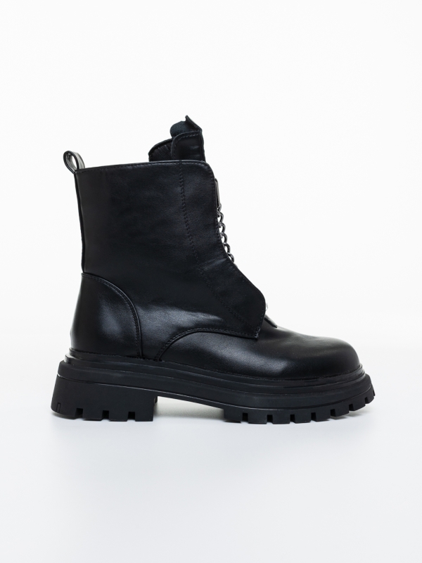 Ghete dama negre din piele ecologica Avni, 5 - Kalapod.net