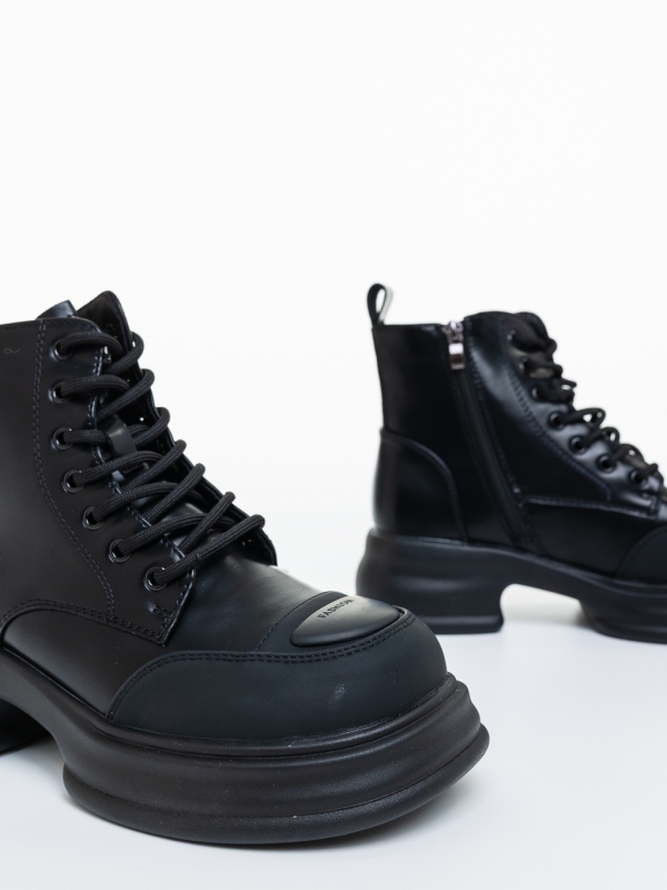 Ghete dama negre din piele ecologica  Bhavin, 6 - Kalapod.net