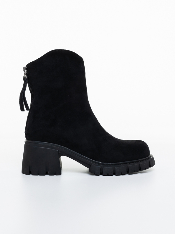 Ghete dama negre din material textil  Arohi, 5 - Kalapod.net