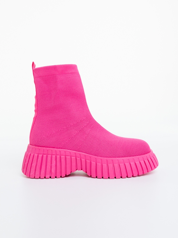 Ghete dama roz din material textil Janaki, 5 - Kalapod.net