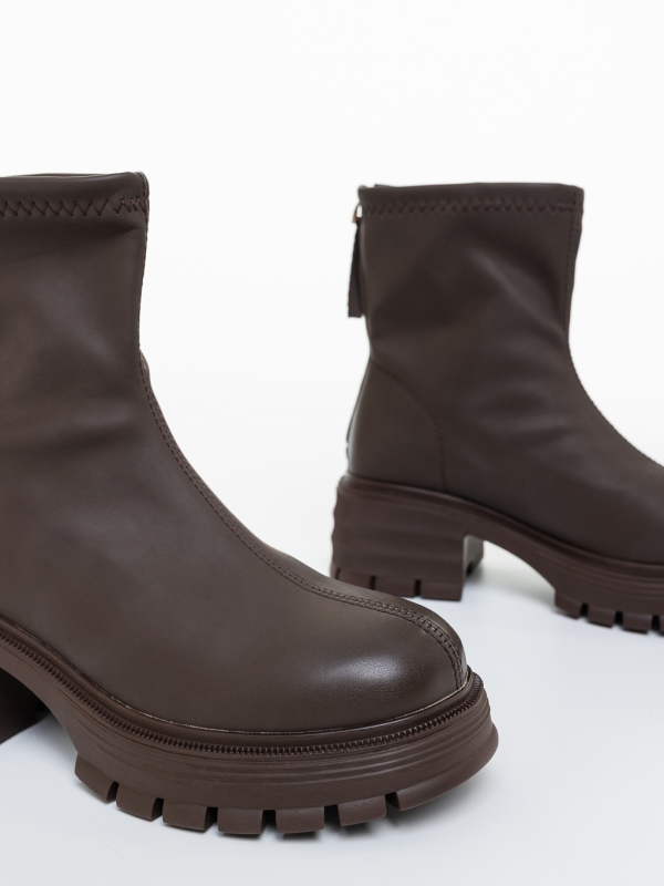 Ghete dama maro din piele ecologica Bhuvi, 6 - Kalapod.net