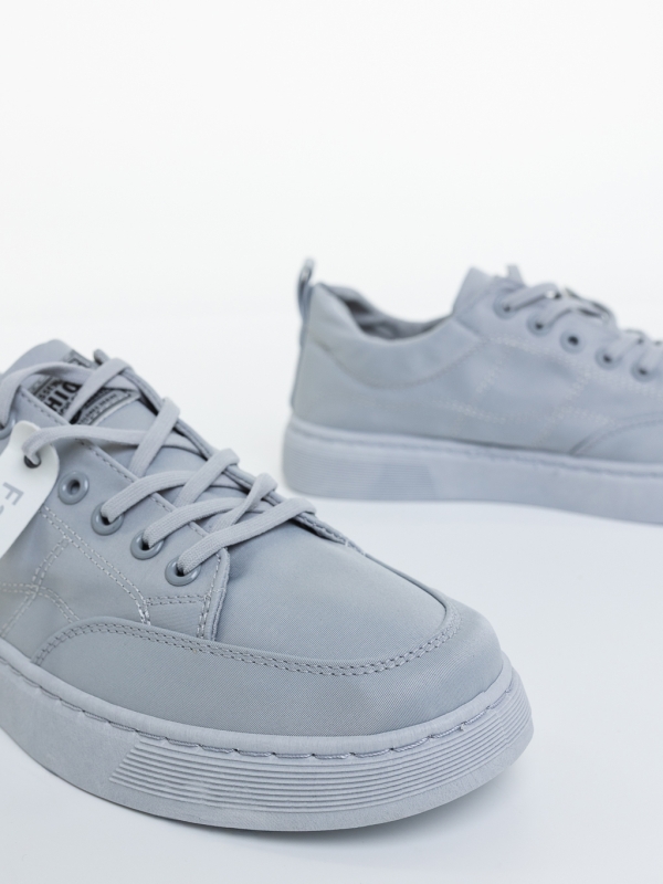 Pantofi sport barbati gri din material textil Arhan, 4 - Kalapod.net