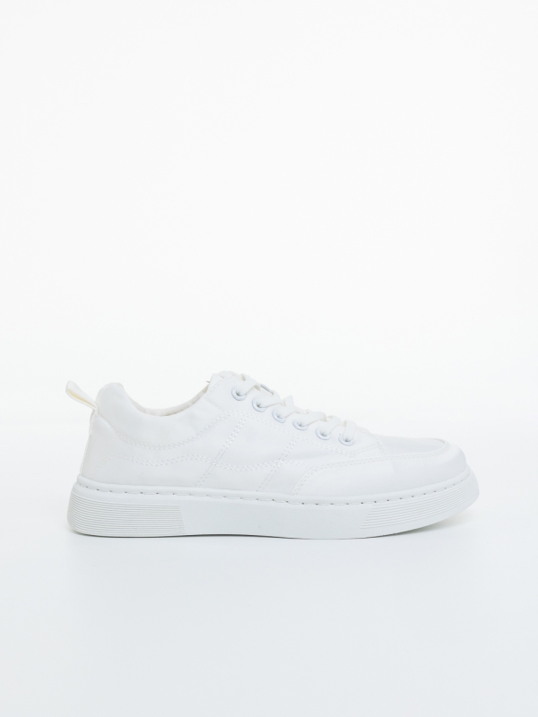 Pantofi sport barbati albi din material textil Arhan - Kalapod.net