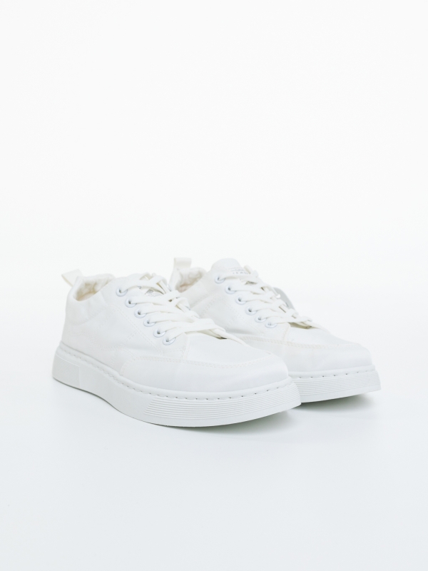 Pantofi sport barbati albi din material textil Arhan, 3 - Kalapod.net