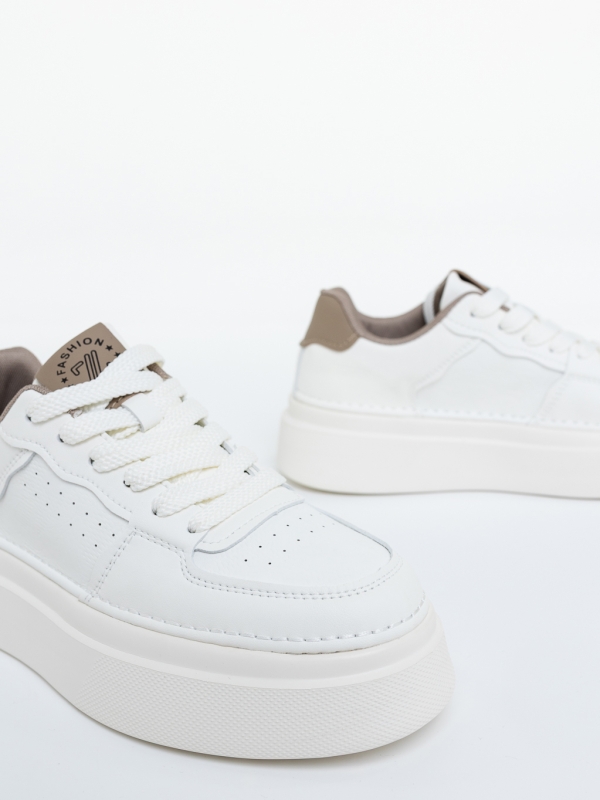 Pantofi sport barbati bej din piele ecologica Lexter, 4 - Kalapod.net