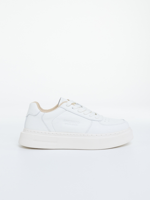 Mocasini  barbati bej din piele ecologica Kanoa - Kalapod.net