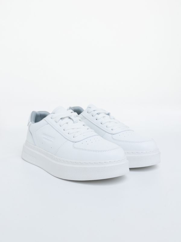 Mocasini  barbati albi din piele ecologica Kanoa, 3 - Kalapod.net