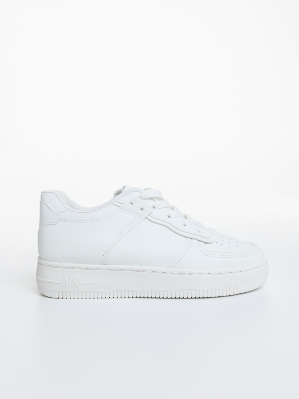 Pantofi sport dama albi din piele ecologica Calianna, 5 - Kalapod.net