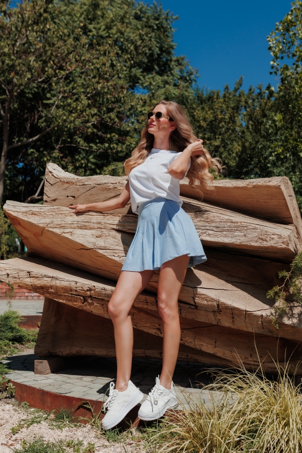 Pantofi sport dama albi  din piele ecologica si material textil Sindria, 2 - Kalapod.net